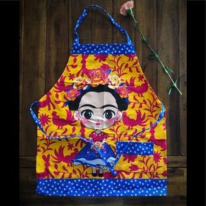 Frida Khalo Multi-Purpose one pocket adult apron